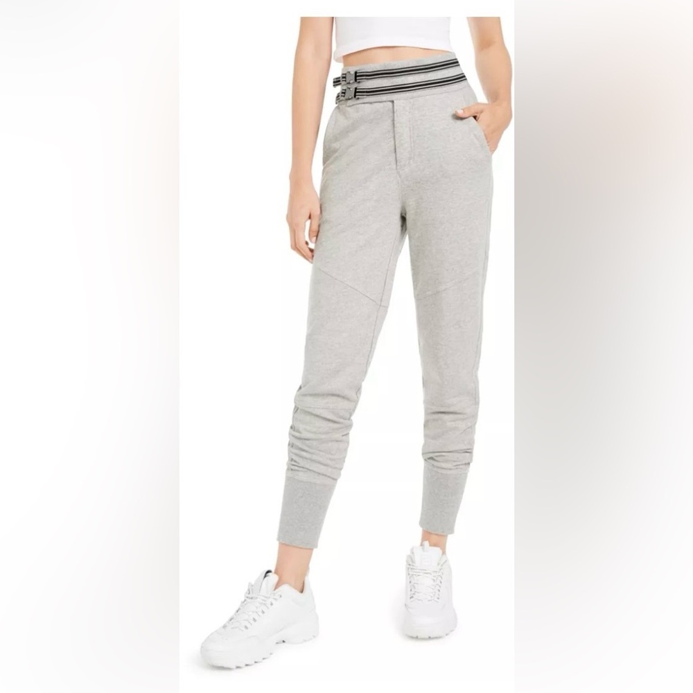 Free People Movement Off Road Joggers Sweatpants‎ Double Buckle Zip Collegiate S